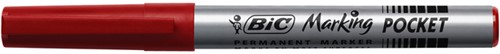 Viltstift Bic 1445 ecolutions rond fijn rood-1