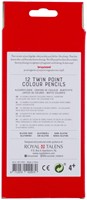 Crayon de couleur Bruynzeel Kids Twin Point set 12 couleurs-3