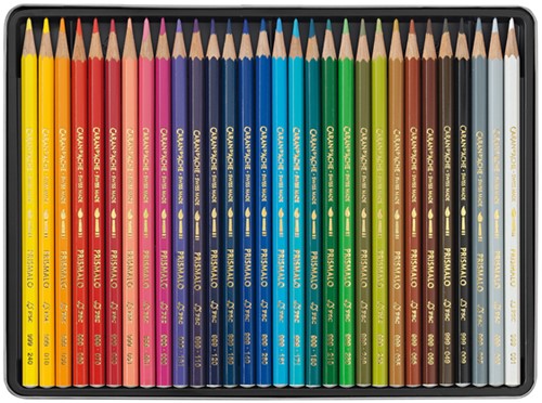 Crayon de couleur Caran d’Ache Prismalo 30 pièces assorti-2
