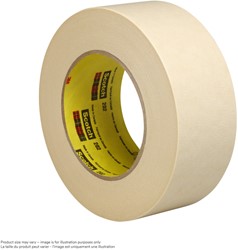 Ruban de masquage Scotch 202 50mx25mm crêpé crème