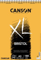 Bloc à dessin Canson XL Bristol A3 50 feuilles 180g ultra blanc