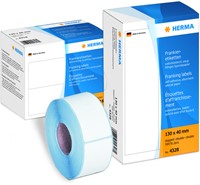 Etiquette affranchissement HERMA 4329 double 163x45mm 500 pièces-2