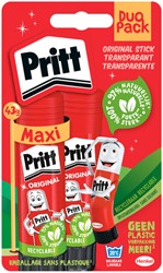 Bâton de colle Pritt Original 43g blister 2 pièces