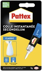 Colle instantanée Pattex Classic tube 3g blister