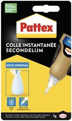 Colle instantanée Pattex Gold Original tube 3g blister
