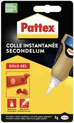 Colle seconde Pattex Gold Gel tube 3g blister