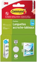 Languette auto-agrippante Command petite 1,8kg blanc-2
