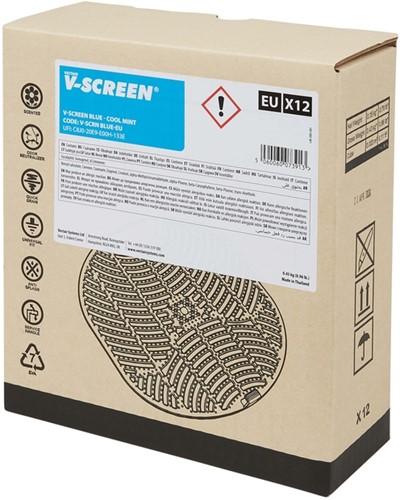 Tapis pour urinoir V-Screen Cool Mint-2