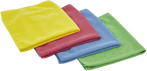 Chiffon microfibre Scotch-Brite Essential 360x360mm vert 10 pièces-2