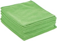 Chiffon microfibre Scotch-Brite Essential 360x360mm vert 10 pièces-3