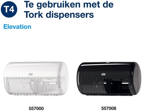 Toiletpapier Tork T4 Premium 3-laags 250 vel wit 110316-1