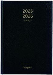 Agenda 2026-2027 Brepols Bretime Lima 16maanden 7dagen/2pagina's zwart
