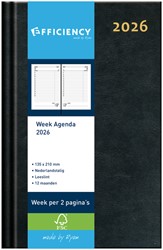 Agenda 2027 Ryam Efficiency Baladek 7dagen/2pagina's zwart