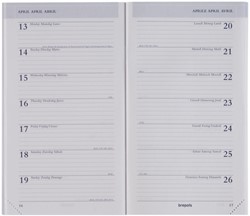 Agendavulling 2027 Brepols Breplan 7dagen/1pagina
