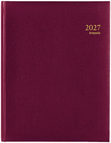 Agenda 2027 Brepols Timing Lima 7dagen/2pagina's zestalig bordeaux