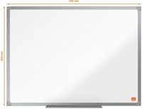 Tableau blanc Nobo Essence magnétique métal 30x45cm-2