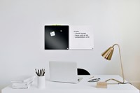 Tableau blanc Nobo 36x36cm magnétique blanc-3