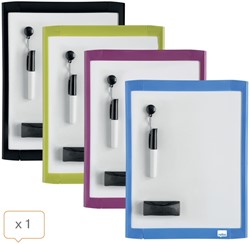 Tableau blanc Nobo 21,6x28cm magnétique assorti
