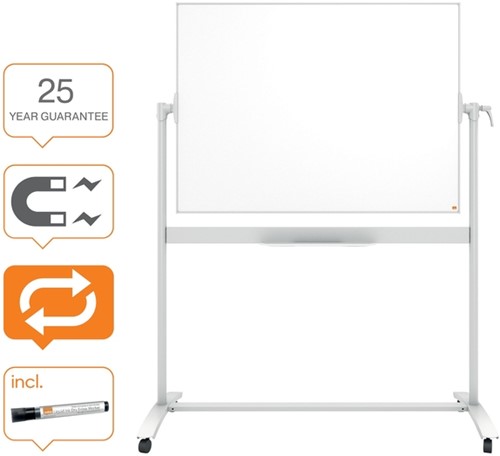 Whiteboard Nobo kantelbord 90x120cm magnetisch emaille-3