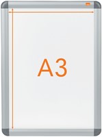 Porte-affiches clipsable Nobo Essence A3 aluminium-2