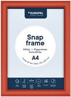 Cadre clipsable Europel A4 25mm rouge