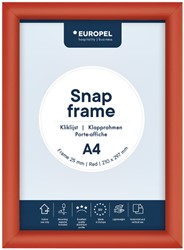 Cadre clipsable Europel A4 25mm rouge