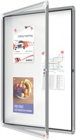 Vitrine d'intérieur Nobo Premium Plus porte battante 9x A4 magnétique-2