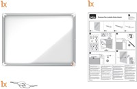 Vitrine d'extérieur Nobo Premium Plus porte battante 9x A4 magnétique-6
