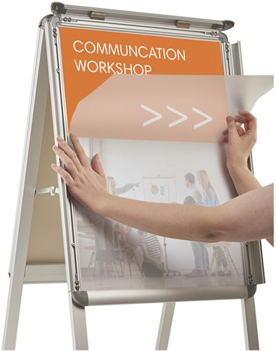 Chevalet de trottoir Nobo A2 47,5x89cm avec cadre clipsable-1
