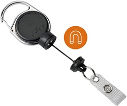 Enrouleur Durable 8329 extra résistant noir