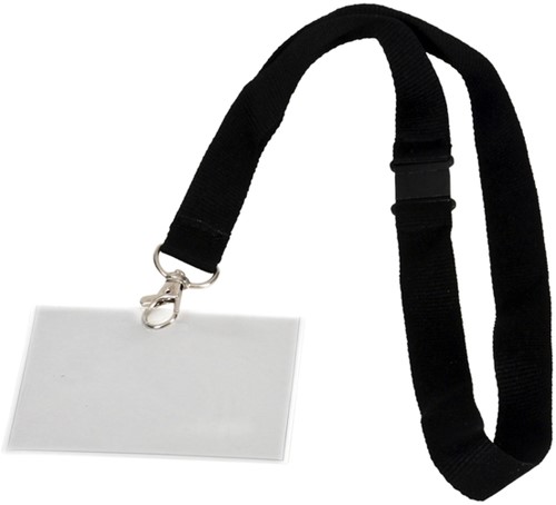 Porte-badge Europel avec cordon 90x60mm 5 pièces