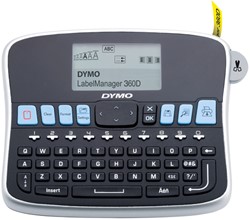 Etiqueteuse Dymo LabelManager 360D portable azerty 19mm noir