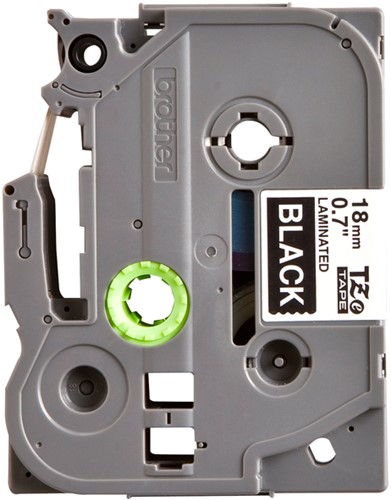 Ruban de lettrage Brother P-Touch TZe-345 standard 18mm blanc sur noir-2