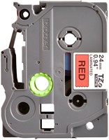 Ruban de lettrage Brother P-Touch TZe-451 standard 24mm noir sur rouge-2