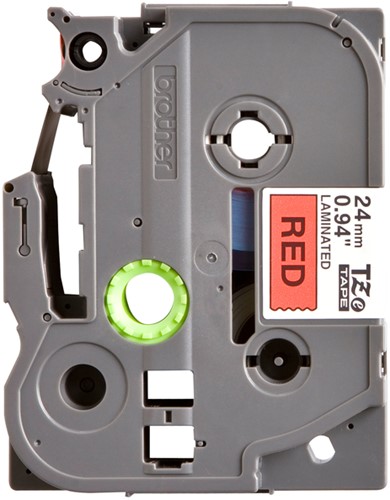 Ruban de lettrage Brother P-Touch TZe-451 standard 24mm noir sur rouge-2