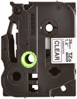 Ruban de lettrage Brother P-Touch TZe-161 standard 36mm noir sur transparent-2