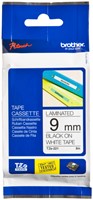 Ruban de lettrage Brother P-Touch TZE-221 standard 9mm noir sur blanc