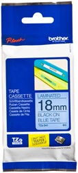 Ruban de lettrage Brother P-Touch TZe-541 standard 18mm noir sur bleu