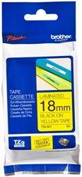 Ruban de lettrage Brother P-Touch TZe-641 standard 18mm noir sur jaune