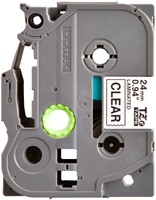 Ruban de lettrage Brother P-Touch TZE-151 standard 24mm noir sur transparent-2
