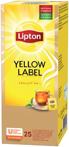Thé Lipton Yellow Label avec enveloppe 25x 1,5g-2