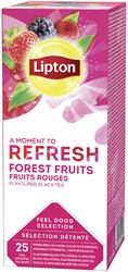 Thé Lipton Refresh fruit  des bois 25x 1,5g