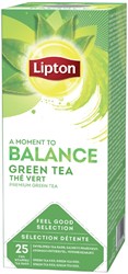 Thé Lipton Balance thé vert 25x 1,5g