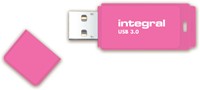 Clé USB 2.0 Integral Neon USB-A 32Go rose-3