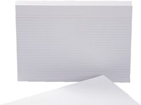 Fiche Système Aurora 150x100mm ligné + marge en-tête 210g blanc 100 feuilles-2