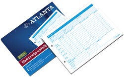 Fiche Suivi du travail hebdomadaire Djois Atlanta A5 50 feuilles