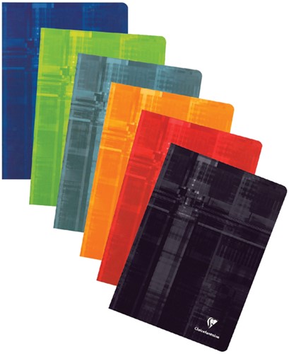 Cahier Clairefontaine 170x220mm calligraphie 64 pages 90g assorti