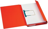 Dossier Combi Secolor Folio 1 rabat carton recyclé 250g rouge