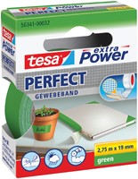 Toile adhésive tesa® extra Power Perfect 2,75mx19mm vert