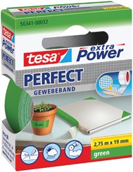 Toile adhésive tesa® extra Power Perfect 2,75mx19mm vert